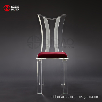 Lucite LED Chair